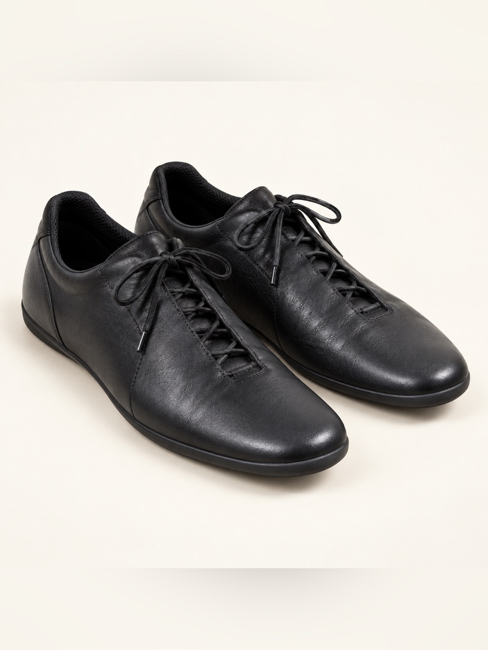 Porsche Design Men’s Black Leather Driving Shoes Lace Up Size 10 - Picture 3 of 12